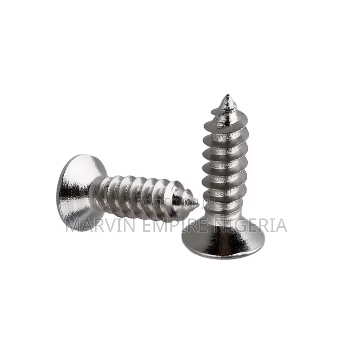 18pcs Guitar Pickguard Screws, Chrome, Type 3 Silver