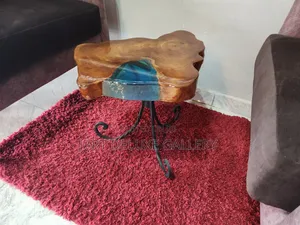 Stylish Epoxy Wooden Side Table