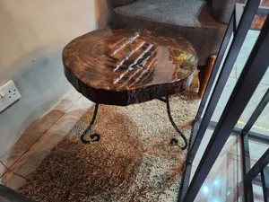 Wooden Epoxy Coated Coffee Table