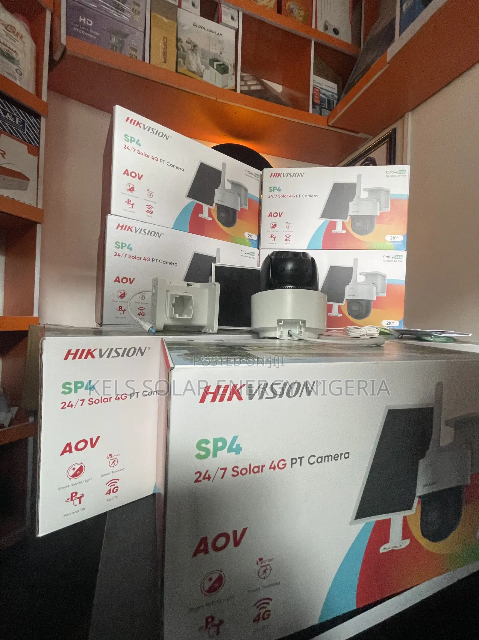 🔒 Hikvision SP4 Solar CCTV Camera