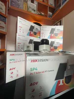 🔒 Hikvision SP4 Solar CCTV Camera