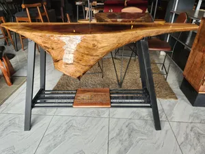 Unique Epoxy Wooden Console Table