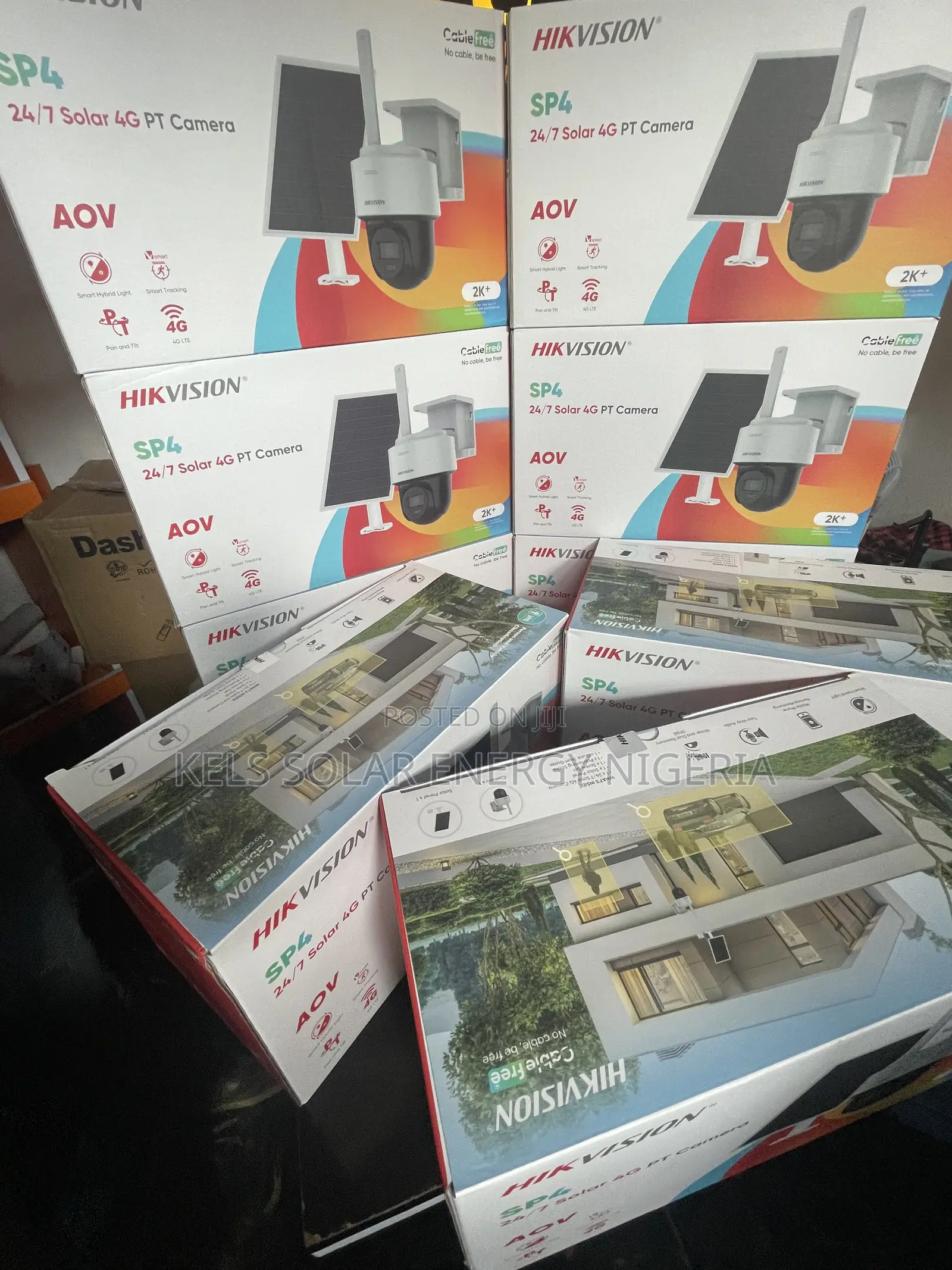 🔒 Hikvision SP4 Solar CCTV Camera