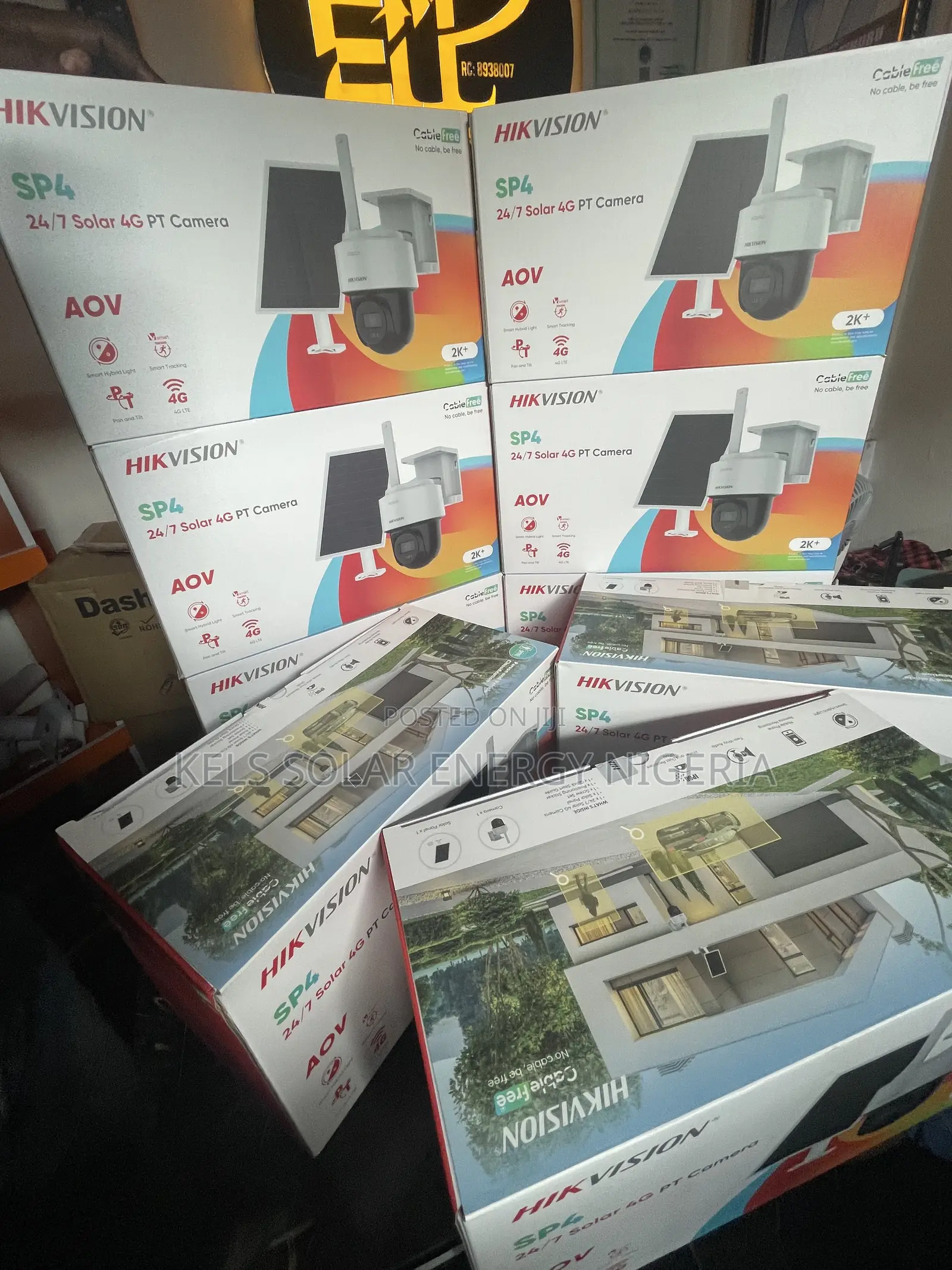 🔒 Hikvision SP4 Solar CCTV Camera