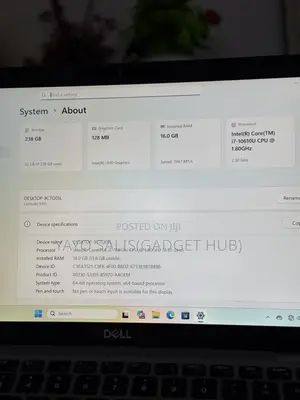 Laptop Dell Latitude 5410 16GB Intel Core i7 SSD 256GB