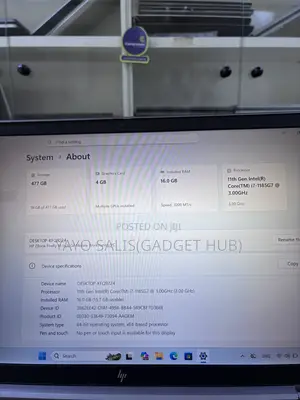 Laptop HP ZBook Firefly G8 16GB Intel Core i7 SSD 256GB