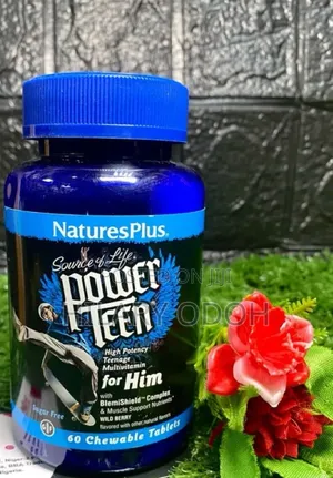 Natures Plus Power Teen for Him, 60 Chewable Tablet
