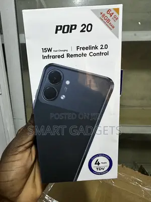 New Tecno Pop 20 64 GB Black