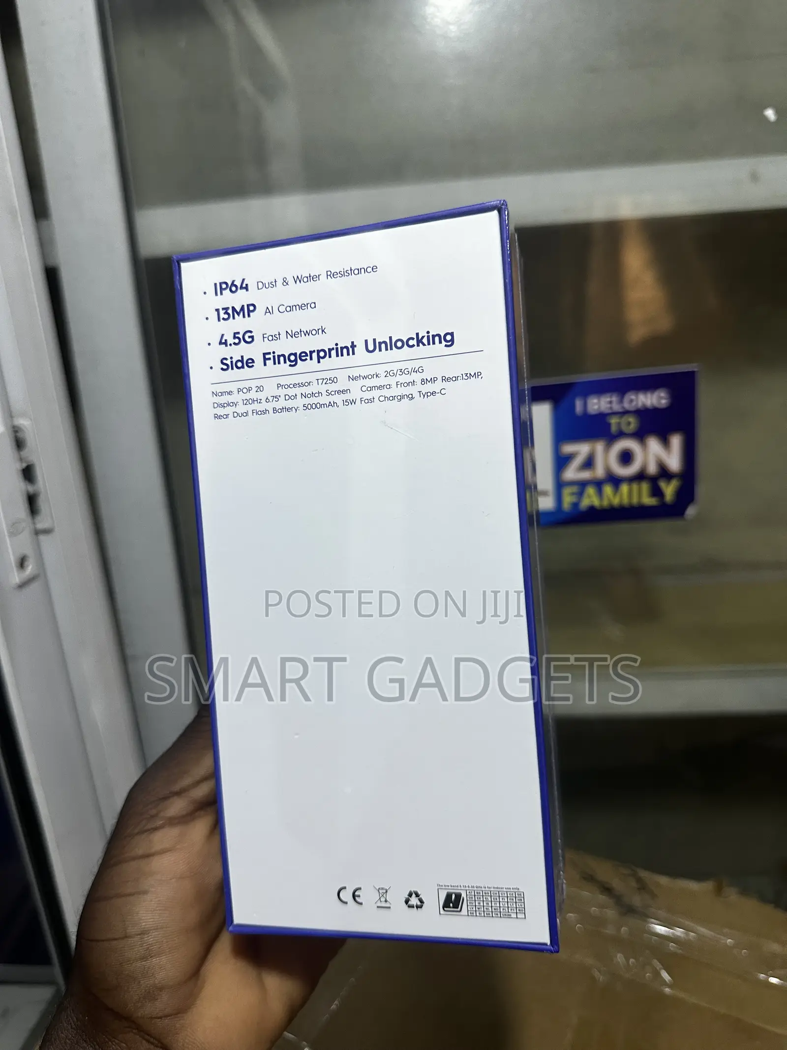 New Tecno Pop 20 64 GB Black