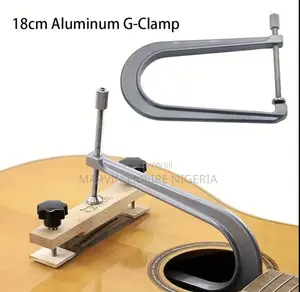 Aluminum Alloy Acoustic Guitar Bridge Repair Tool 180G Clamp Bond