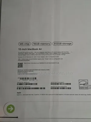 New Laptop Apple MacBook Air 8GB Apple M2 SSD 256GB