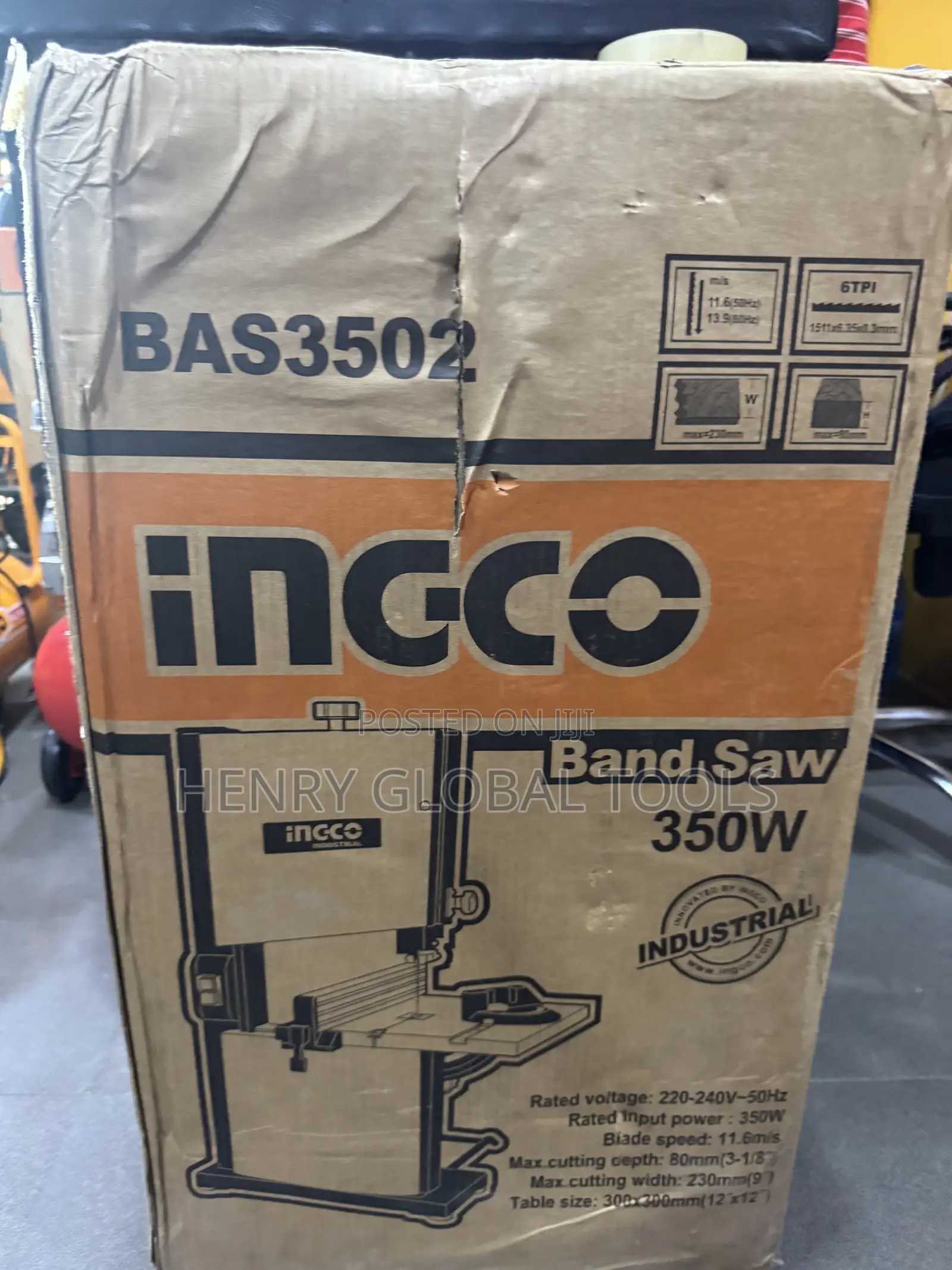 INGCO 350W Band Saw – BAS3502