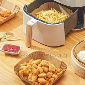 50 Pieces Disposable Air Fryer Liner Paper Square Shape