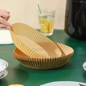 50 Pieces Disposable Non-Stick Air Fryer Liner Paper
