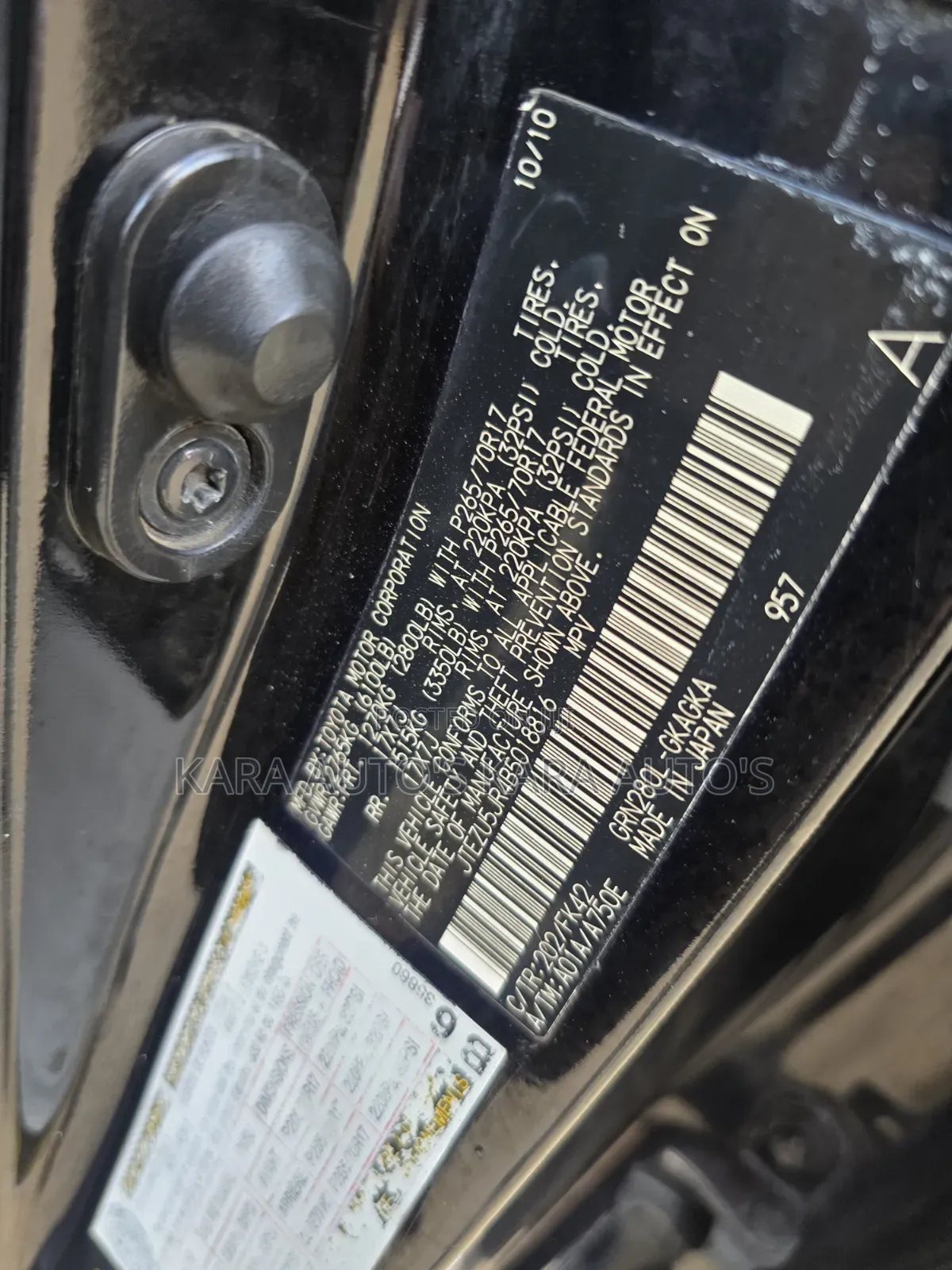 Toyota 4-Runner 2011 Black