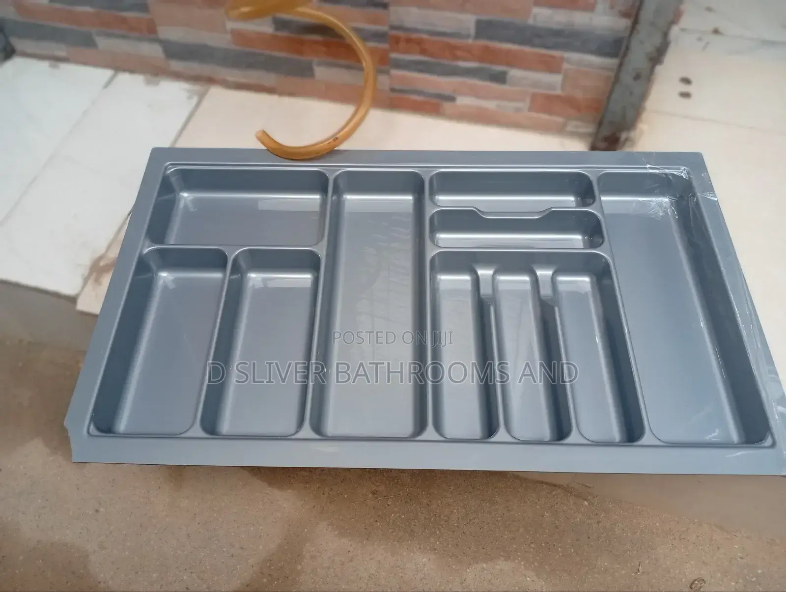 In-Built Cabinet Cutlery Spoon Organizer Tray