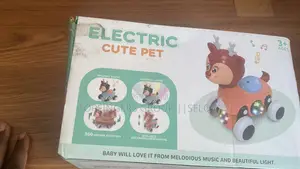 Electric Cute Pet Interactive Toy(Music and Lights)