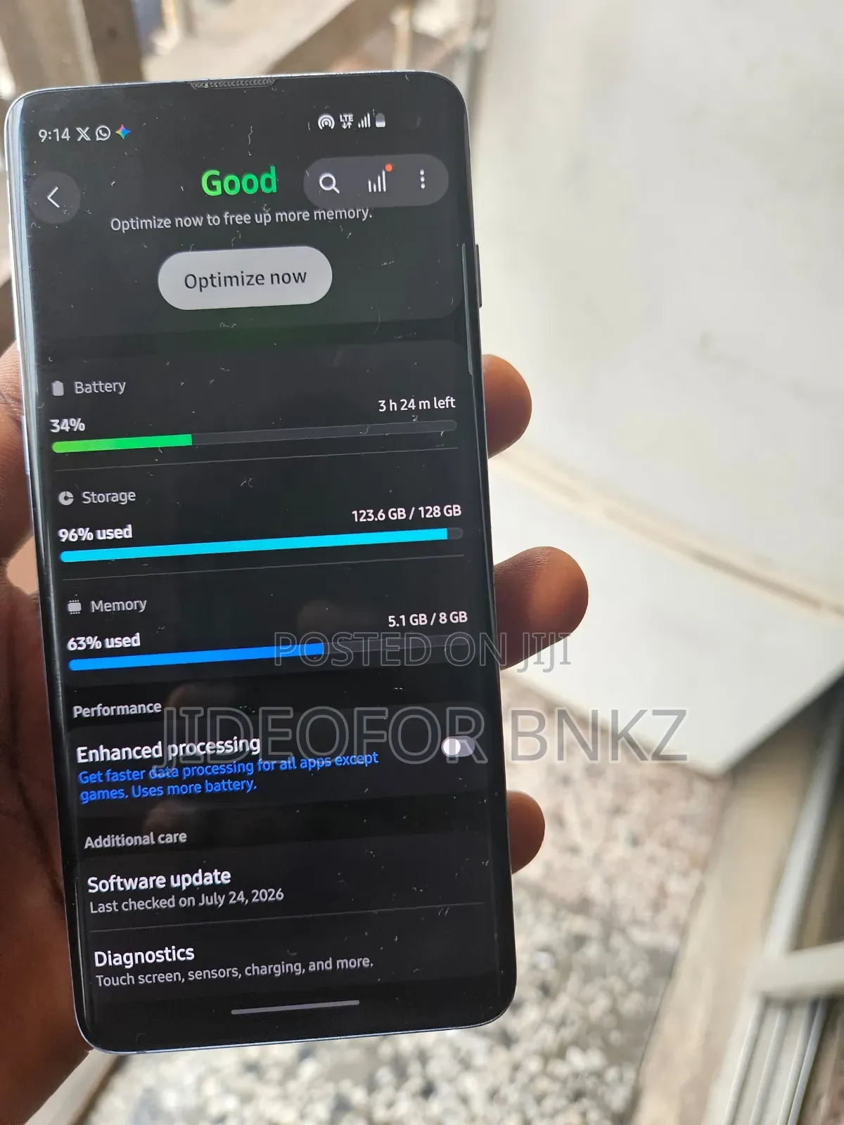 Samsung Galaxy S10 128 GB Blue