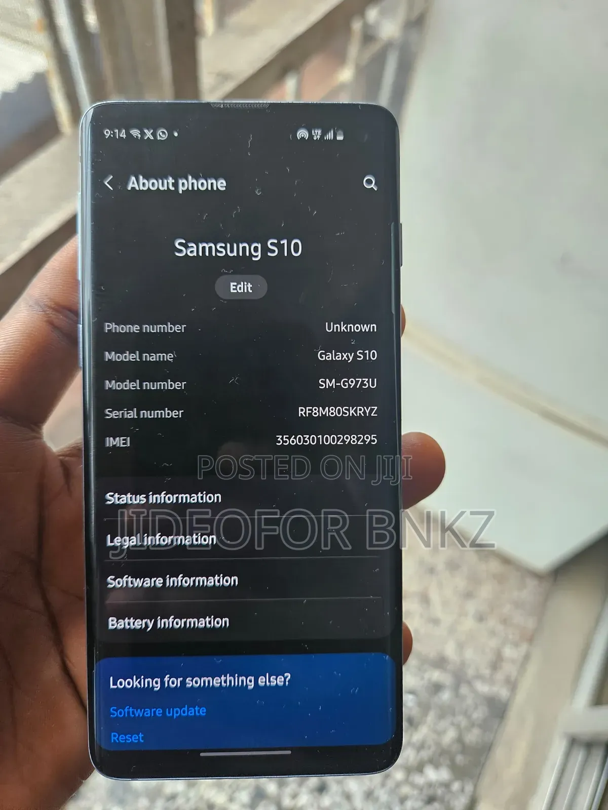 Samsung Galaxy S10 128 GB Blue