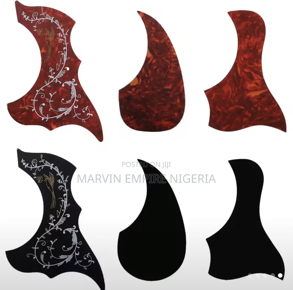 1pc Guitar Pickguard Self-Adhesive Scratch Plate Replacement 4 Guitar