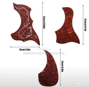 1pc Guitar Pickguard Self-Adhesive Scratch Plate Replacement 4 Guitar