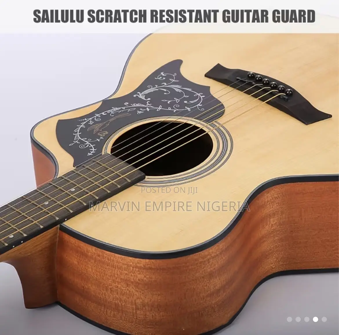 1pc Guitar Pickguard Self-Adhesive Scratch Plate Replacement 4 Guitar