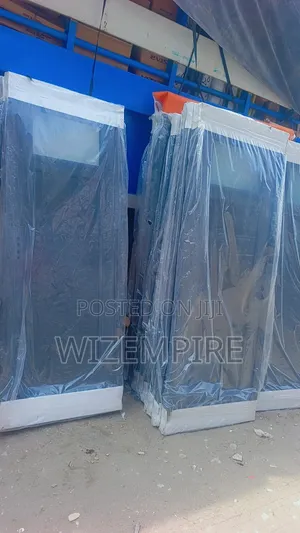Brown Toilet PVC Doors With Glass Available