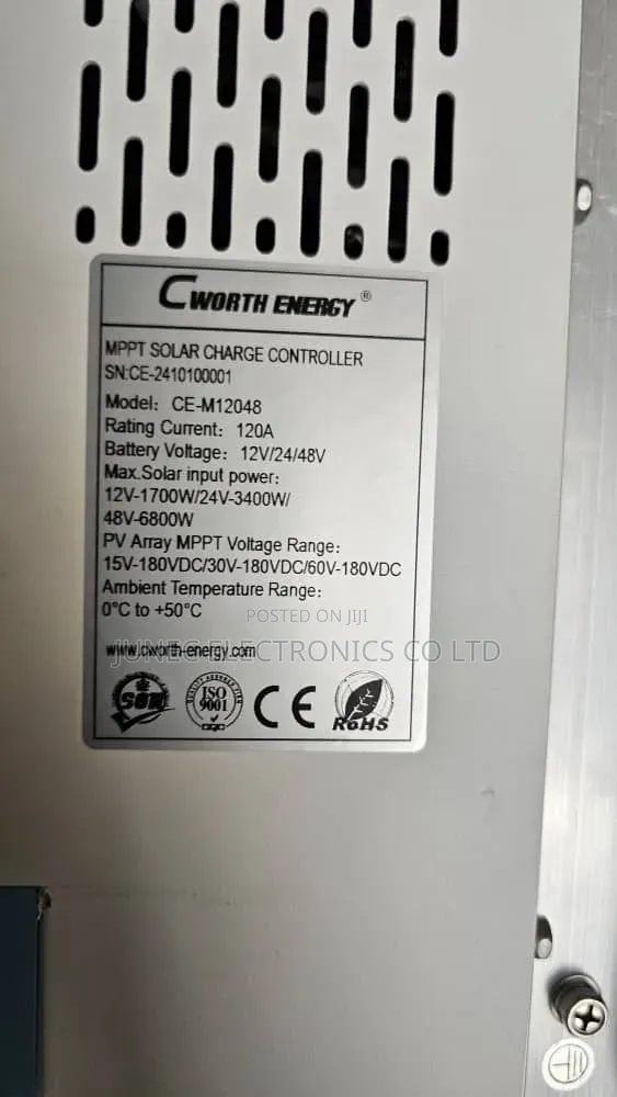 Cworth 120ah Controller