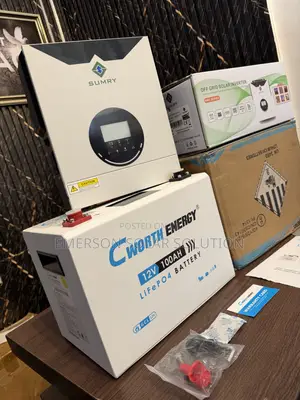 Cworth 1.2kWh Lithium Battery & Sumry 1.5kVA Inverter