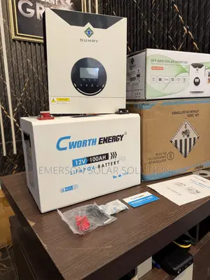 Cworth 1.2kWh Solar Battery + Sumry Hybrid Inverter