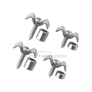 4pcs Guitar String Trees Electric With Mounting Screws Chrome