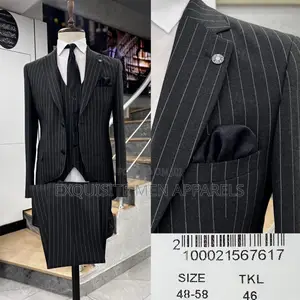 Formal Bespoke Corporate Excellent Stripe Fabric Turkish Men Suit
