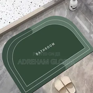 Absorbing Mat 40cm by 60 Cm(the Shape Brown and Green Colour)