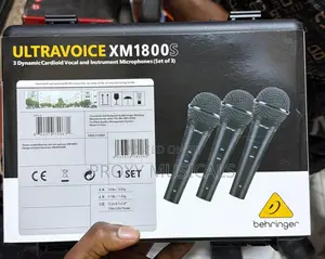 Behringer 3-in-1 Wired Dynamic Microphone Set (Xm1800s)