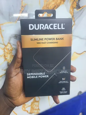 Original Duracell 10000mAh Power Bank – Fast & Reliable Charging