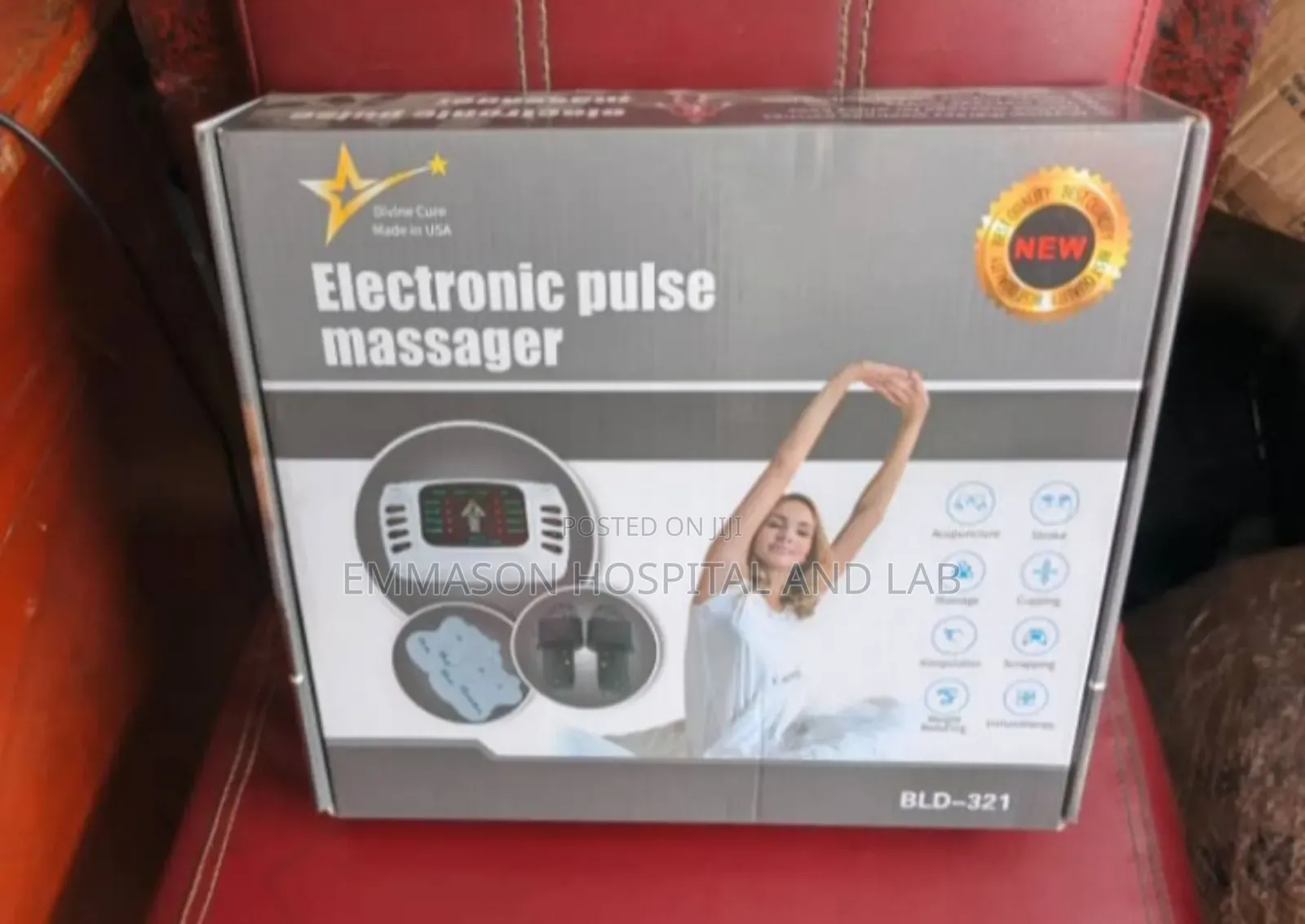 Massager With Slippers/ Electronic Pulse Massager