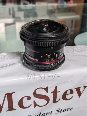 Samyang 12mm T3.1 VDSLR Cine Fisheye Lens for E Mount