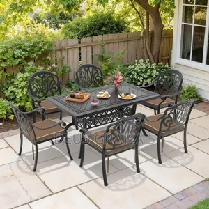 Cast Aluminum Patio Dining Set 7-Piece