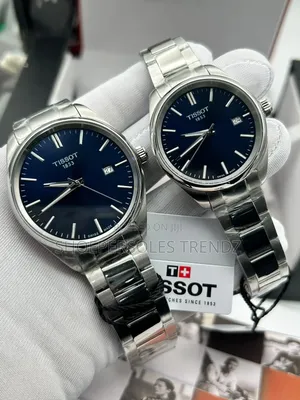 Tissot His and Her Chain Wristwatches