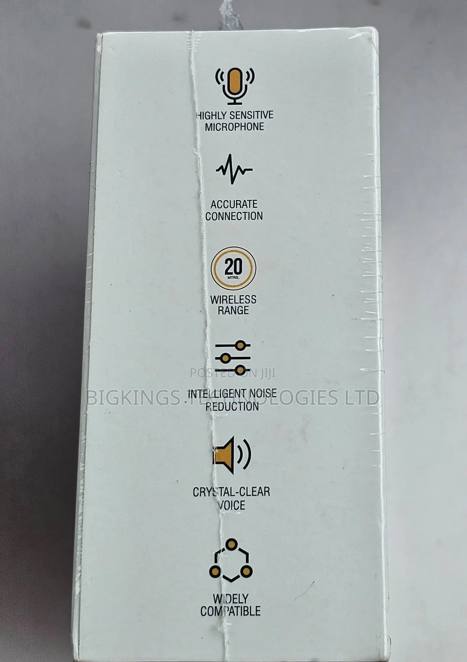 SX21 2-in-1 Dual Lapel Wireless Microphone System ANC for iPhone