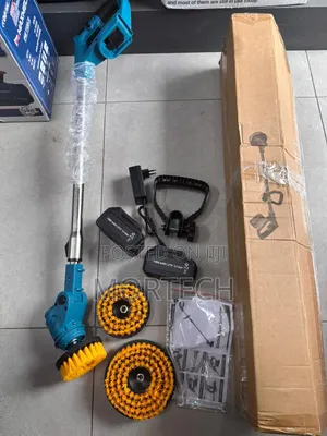 Durable Battery Spin Scrubbing Brush