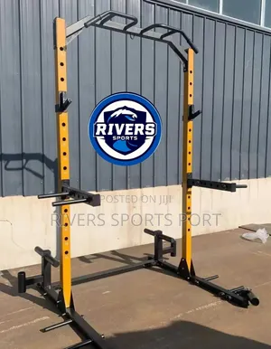 Hd Squat Rack Commercial/Personal Use Available at Rivers_sports