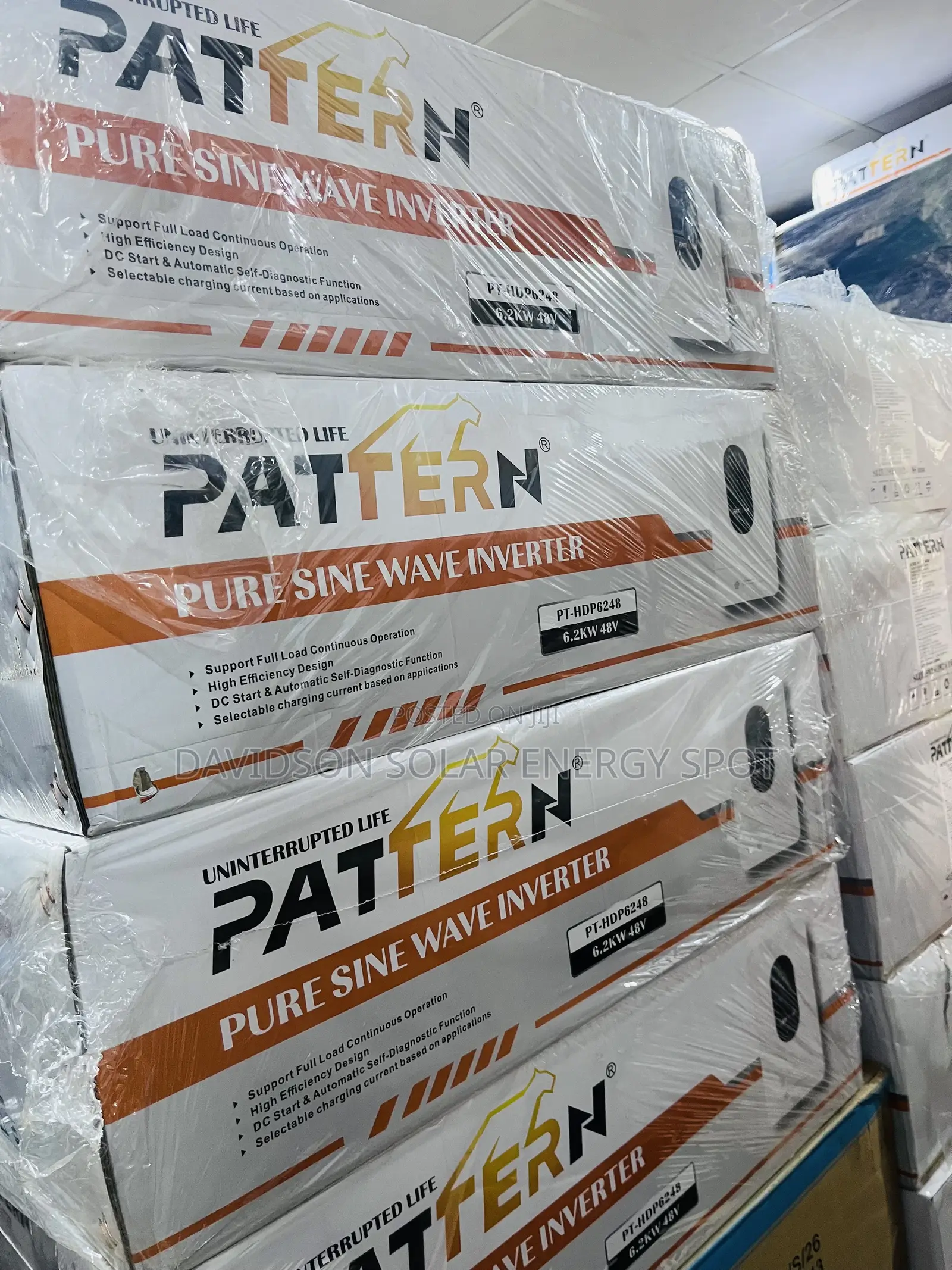 6.2kva 48v Pattern Solar Lithium Ion Battery