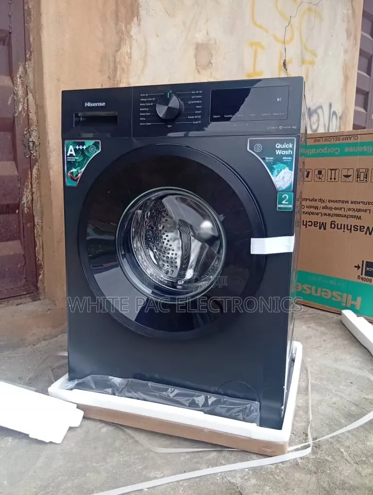 New Hisense 8KG Inverter Front Loader Automatic Wash & Spining WM8014T