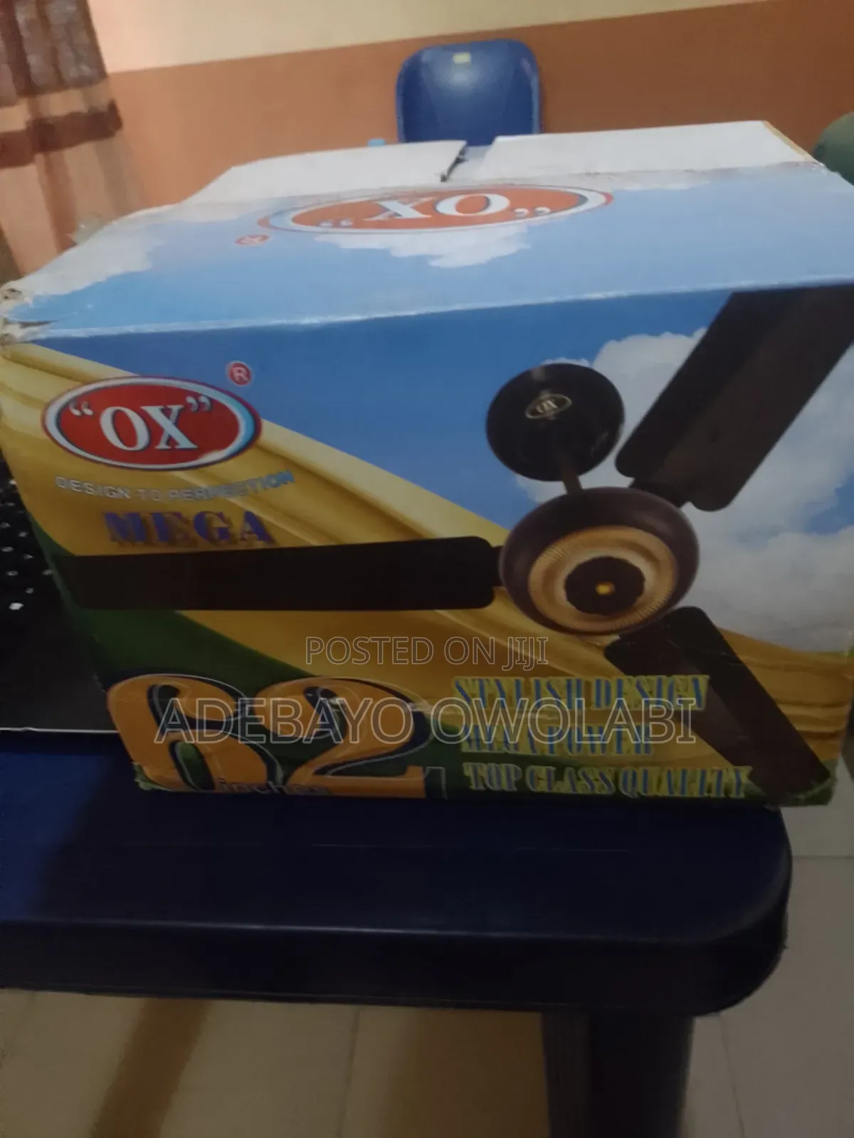 Ox Mega 62 Inches Ceiling Fan | Brown