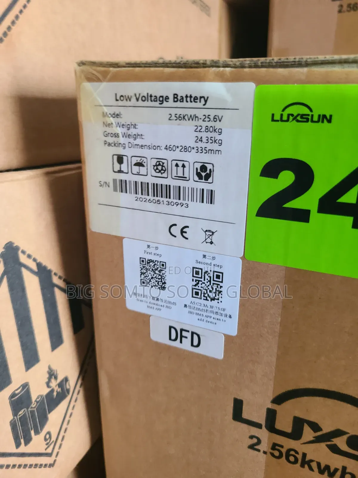 2.5kwh/48v Luxsun Lithium Battery