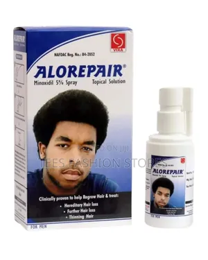 Alorepair Minoxidil 5% Spray - Thicker, Fuller Hair and Beard Growth