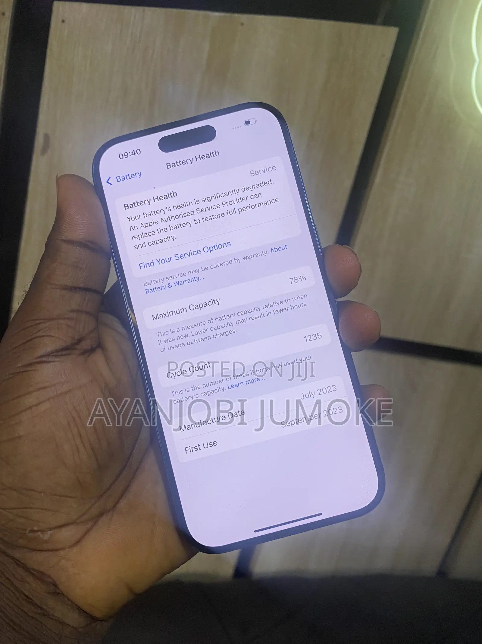 Apple iPhone 15 Pro 128 GB Blue