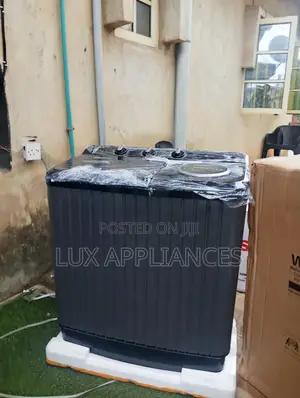 LG P800R3AGNC 8kg Twin Tub Washing Machine for Daily Laundry