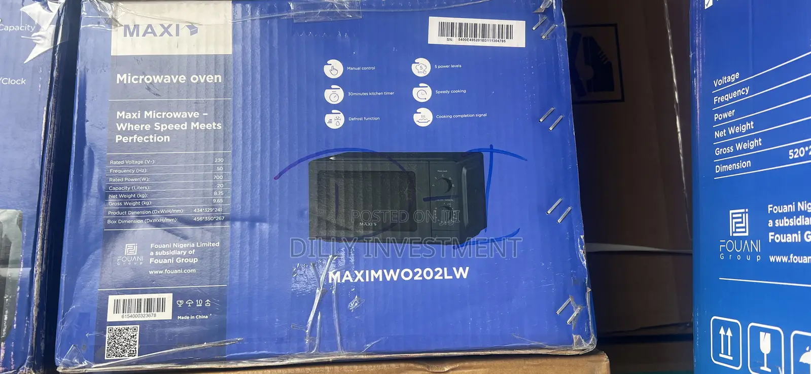 20L Maxi Manual Microwave